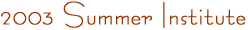 Summer Institute