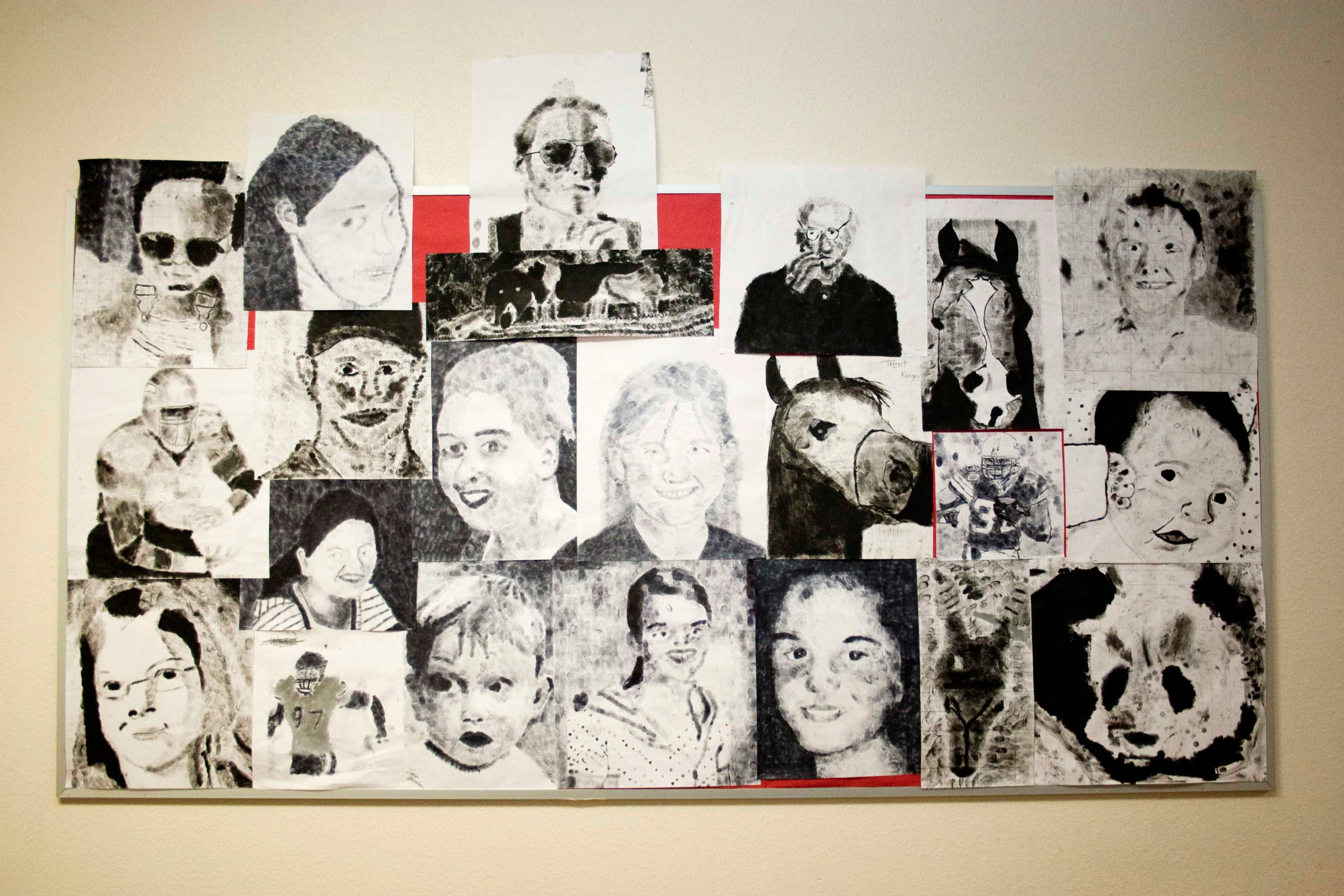 picture of thumbprint portraits